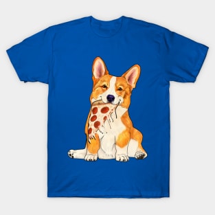 Pizza corgi T-Shirt